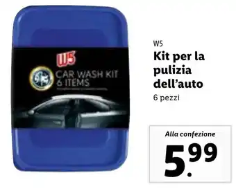 W5 Kit Per La Pulizia Dell'Auto