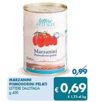 Lettere Dall'Italia Marzanini Pomodorini Pelati g 400