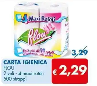 Flou Carta Igienica 500 Strappi