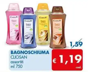 MD Discount Cliosan Bagnoschiuma ml 750 offerta