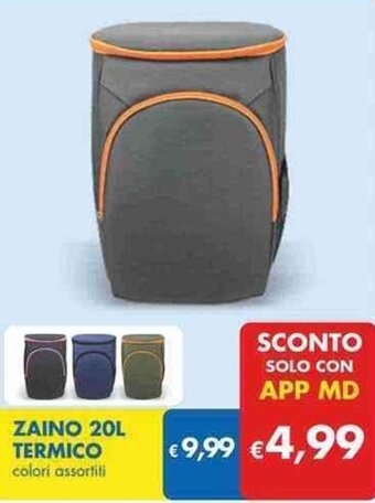 Zaino 20L Termico