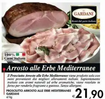 Bennet Gardani Prosciutto Arrosto Alle Erbe Mediterranee offerta