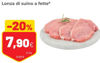 Coop Lonza di Suino A Fette offerta