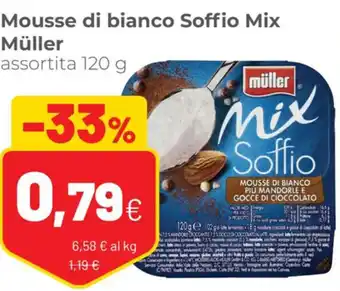 Coop Müller Mousse di Bianco Soffio Mix 120 g offerta