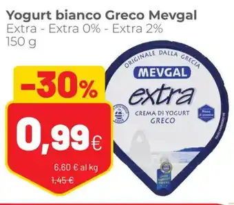Coop Mevgal Yogurt Bianco Greco 150 g offerta