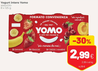 Coop Yomo Yogurt Intero 8 x 125 g offerta