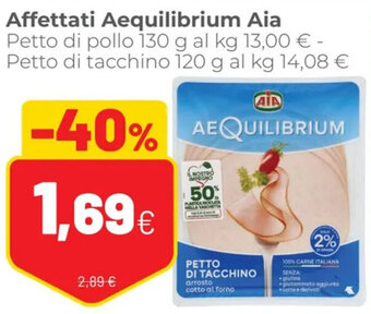 Coop AIA Affettati Aequilibrium offerta