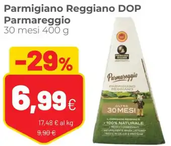 Coop Parmareggio Parmigiano Reggiano DOP 30 Mesi 400 g offerta