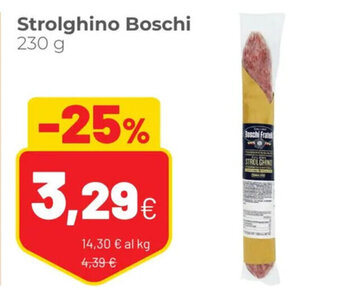 Coop Boschi Strolghino 230 g offerta