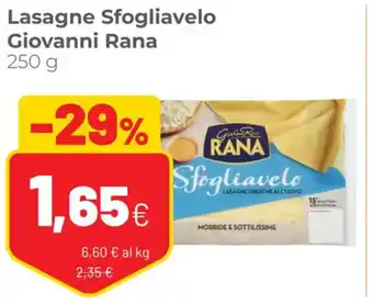 Coop Giovanni Rana Lasagne Sfogliavelo 250 gr offerta