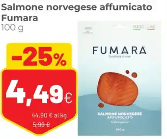 Coop Fumara Salmone Norvegese Affumicato 100 g offerta