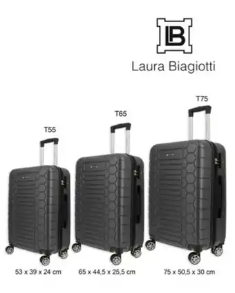 Biagiotti - trolley champagne in abs e 4 ruote doppie con cerchi logo