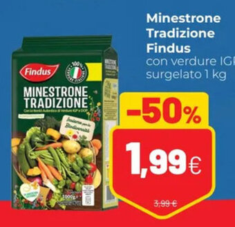 Coop Findus Minestrone Tradizione 1 kg offerta