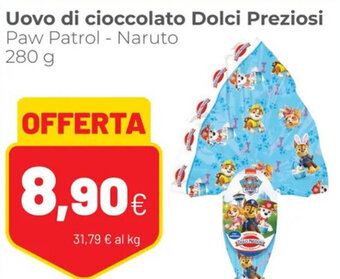Coop Dolci Preziosi Uovo di Cioccolato 280 g offerta