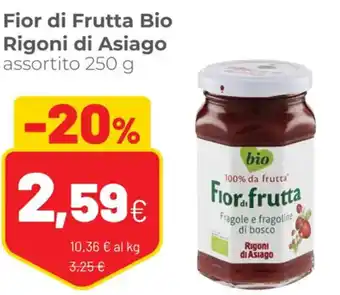 Coop Rigoni di Asiago Fior di Frutta Bio 250 g offerta