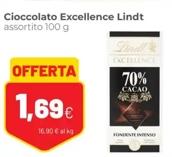 Coop Lindt Cioccolato Excellence 100 g offerta