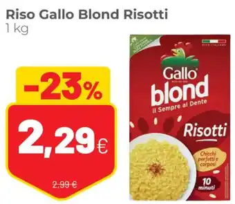 Coop Gallo Blond Risotti Riso 1 kg offerta