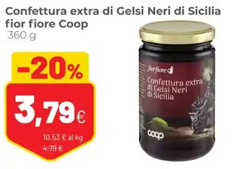 Fior Fiore Coop Confettura Extra di Gelsi Neri di Sicilia 360 g