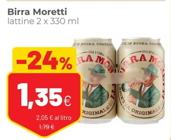 Coop Moretti Birra 2 x 330 ml offerta