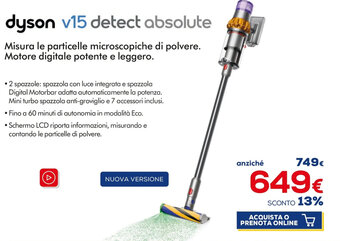 Euronics dyson v15 detect absolute offerta