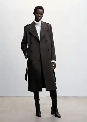 Mango Cappotto lana bottoni offerta