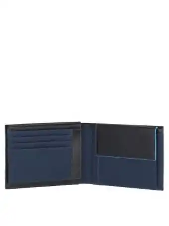 Portafoglio uomo con porta documenti porta ryan blu