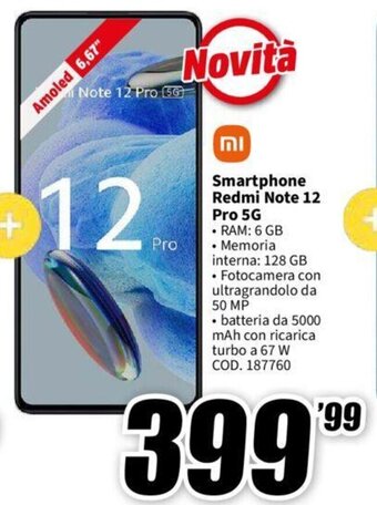 mi Smartphone Redmi Note 12 Pro 5G