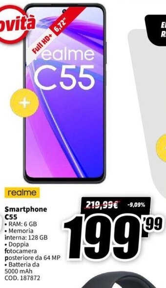 MediaWorld realme Smartphone C55 offerta