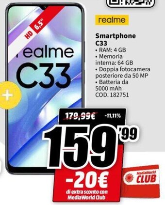 realme Smartphone C33