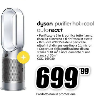 MediaWorld dyson purifier hot+cool autoreact offerta