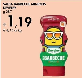 Bennet Develey Salsa Barbecue Minions offerta