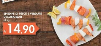 Bennet Spiedini Di Pesce E Verdure Decongelati offerta