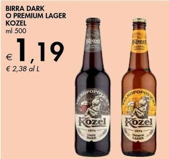 Kozel Birra Dark/ Premium Lager