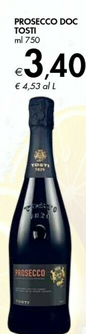 Bennet Tosti Prosecco Doc offerta