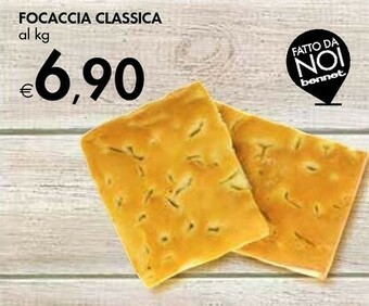 Bennet Focaccia offerta