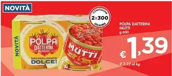 Bennet Mutti Pomodori pelati offerta