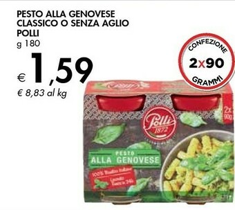 Bennet Polli Pesto offerta