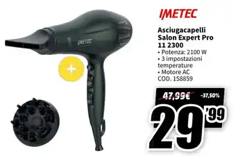 Imetec Asciugacapelli Salon Expert Pro 11 2300