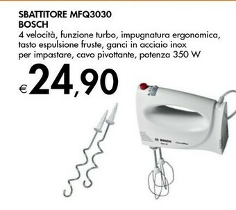 Bennet Bosch Sbattitore Elettrico offerta