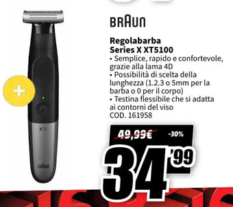 Braun Regolabarba Series X XT5100