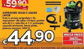 Bennet Bidone aspiratutto offerta