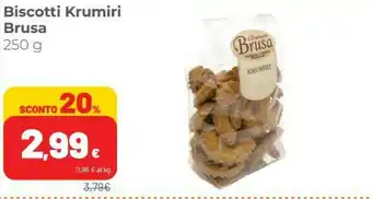 Coop Brusa Biscotti Krumiri offerta