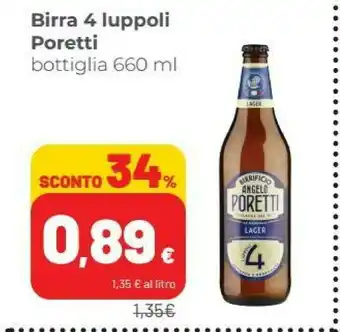 Coop Angelo poretti 4 Luppoli 660 G(ml) offerta
