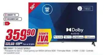 LG Smart TV 50UQ75006LF