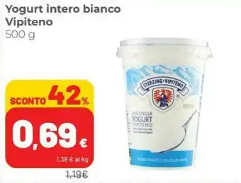 Coop Vipiteno Yogurt Intero Bianco offerta