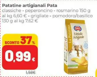 Coop Snack Pata - La Patatina Prodotta Con Metodo Artigianale Classica 150 G(ml) offerta