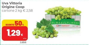 Coop Coop Uva Vittoria offerta