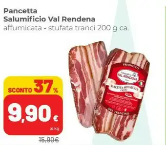 Coop Salumificio val rendena Pancetta Affumicata offerta