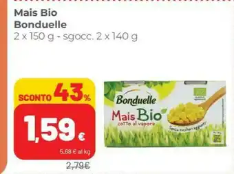 Coop Bonduelle Mais Cotto Al Vapore offerta