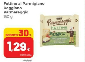 Coop Parmareggio Gustose Fettine Al Parmigiano Reggiano 150 G(ml) offerta